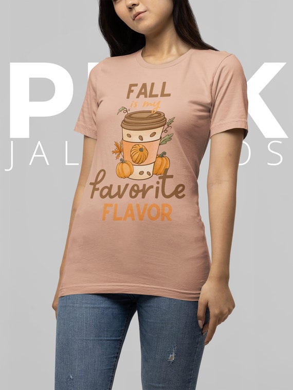 Fall is My Favorite Flavor Fall Plaid Coffee Shirt Cute Fall - Etsy